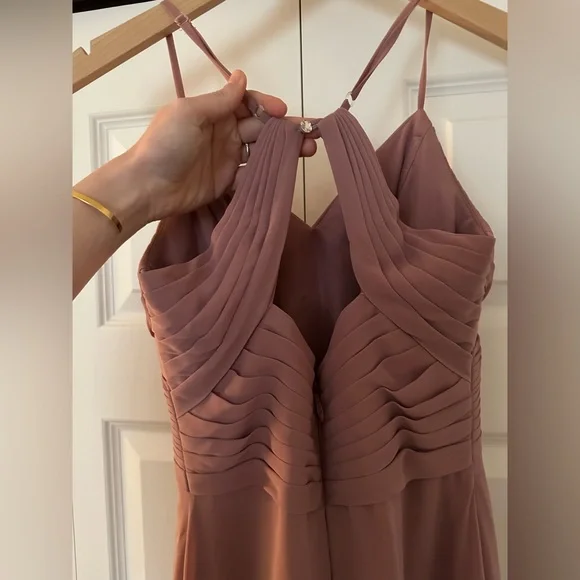 Azazie Haleigh Mauve Size 2 - Picture 3 of 5